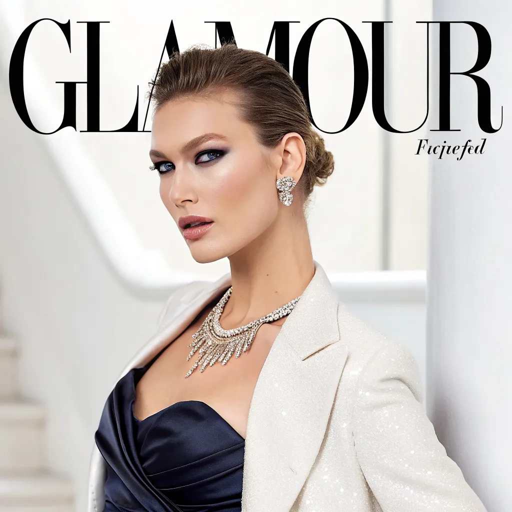 Editorial glamour cover