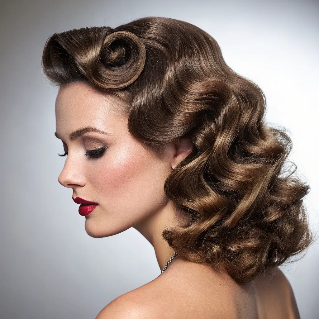 Retro Hairstyle Rendering